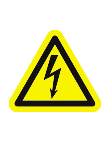 autocollant danger electricité 